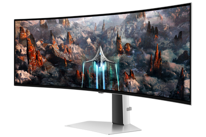Monitor Gaming Samsung 49" Curvo 1800R Oled Resolucion 5120x1440 Panel Oled