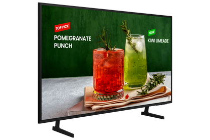 Pantalla Samsung BED-H 55" LED Crystal 4K UHD Resolucion 3840x2160 SMART Admon contenido  HDMI/ LAN / WIFI  16/7  3 AÃ±os de Garantia