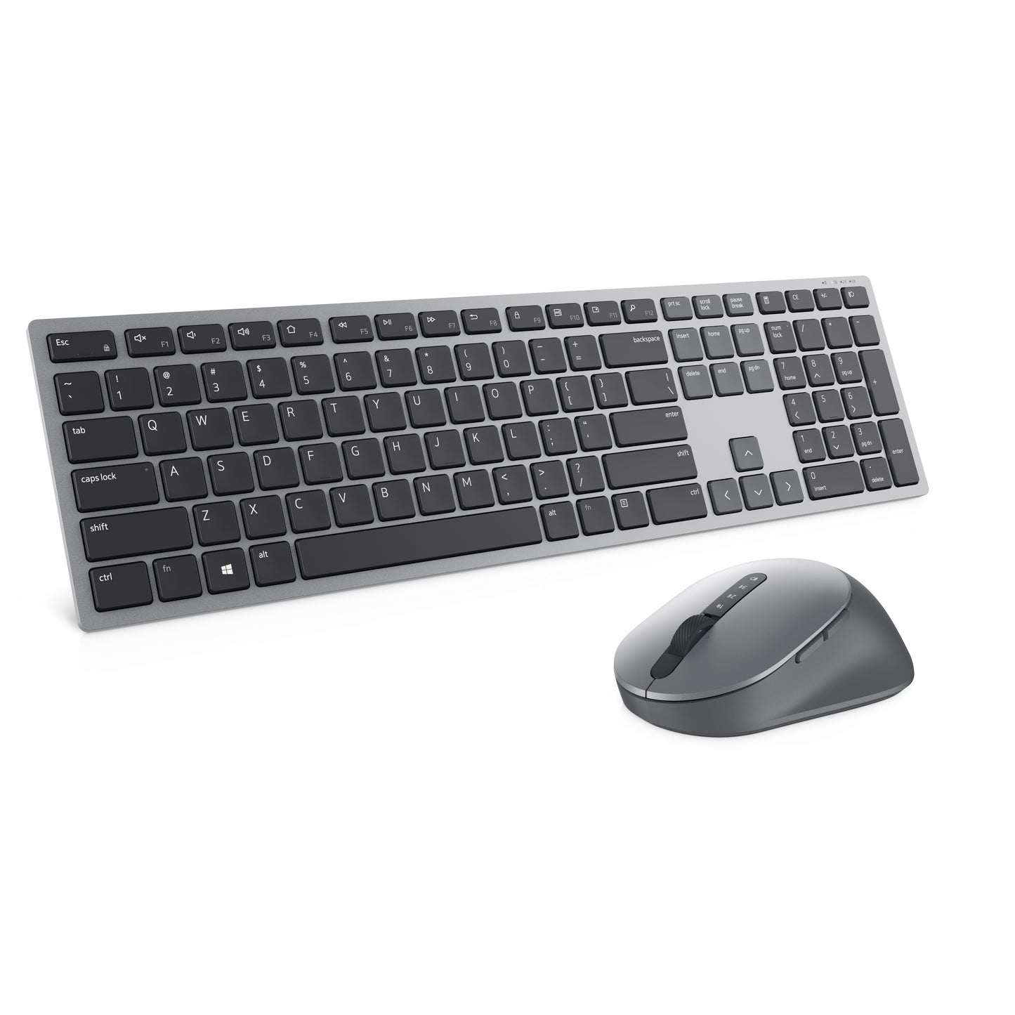 Kit Teclado y Mouse Dell Premier Wireless KM7321W Español Color Gris titanio Garantia 3 Años