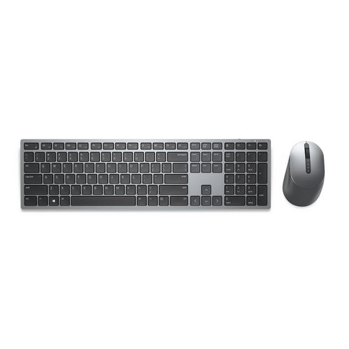 Kit Teclado y Mouse Dell Premier Wireless KM7321W EspaÃ±ol Color Gris titanio Garantia 3 aÃ±os