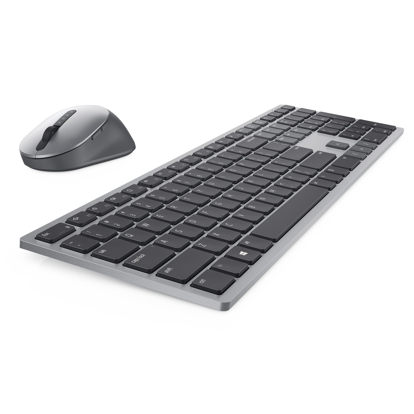 Kit Teclado y Mouse Dell Premier Wireless KM7321W Español Color Gris titanio Garantia 3 Años