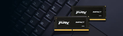 Memoria RAM Kingston para Laptop FURY Impact DDR5 DDR5 5600MHz 32GB Non-ECC CL40 262-pin SO-DIMM XMP