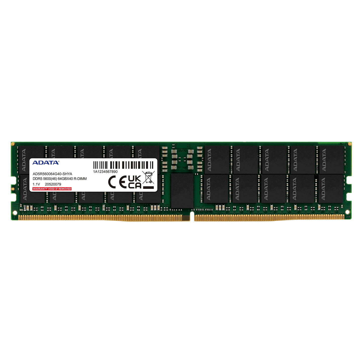 Memoria Ram Adata de 32GB DDR5 R-DIMM 5600MHz CL46