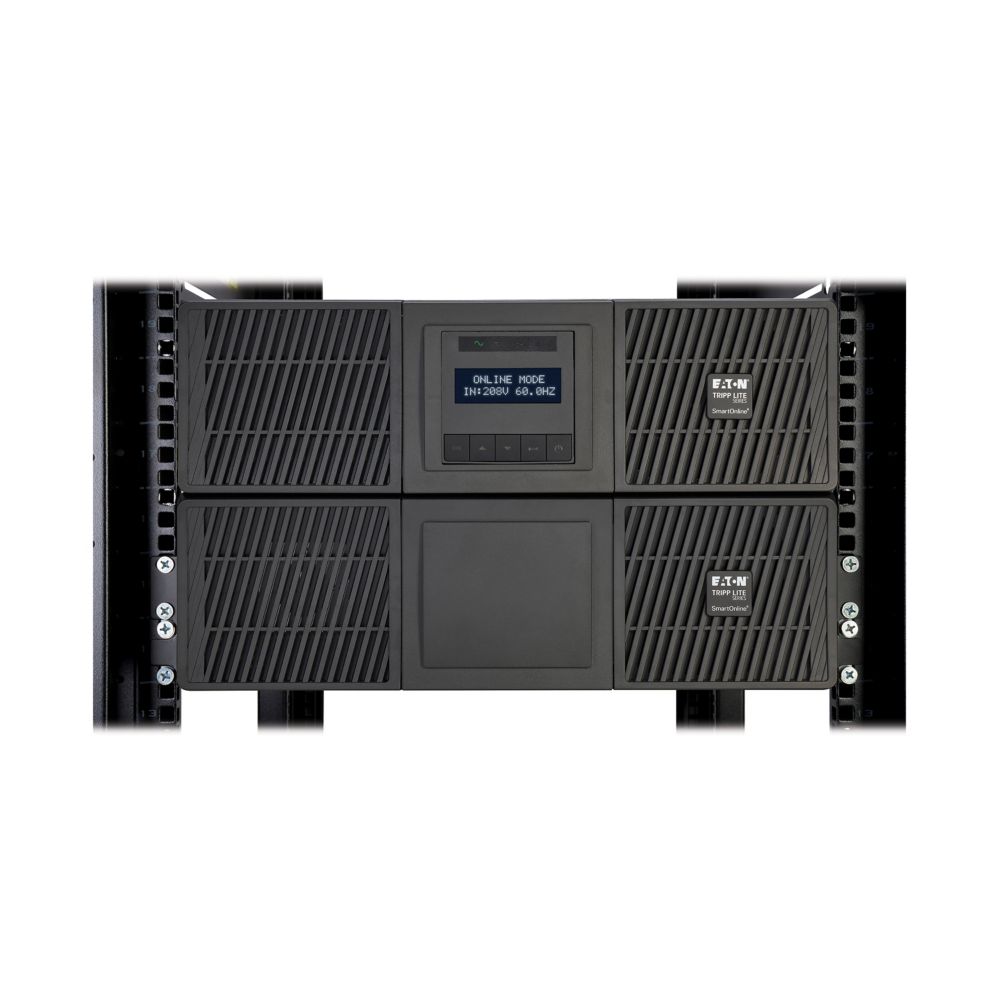 Ups Tripp Lite SmartOnline de Doble Conversion en Linea 6000VA 5400W 120/208V L6 30P 18 5 20R 2 L6 20R  1 L6 30R Tomacorrientes Tarjeta de Red Bypass de Mantenimiento Autonomia Extendida  Rack Torre de 6U