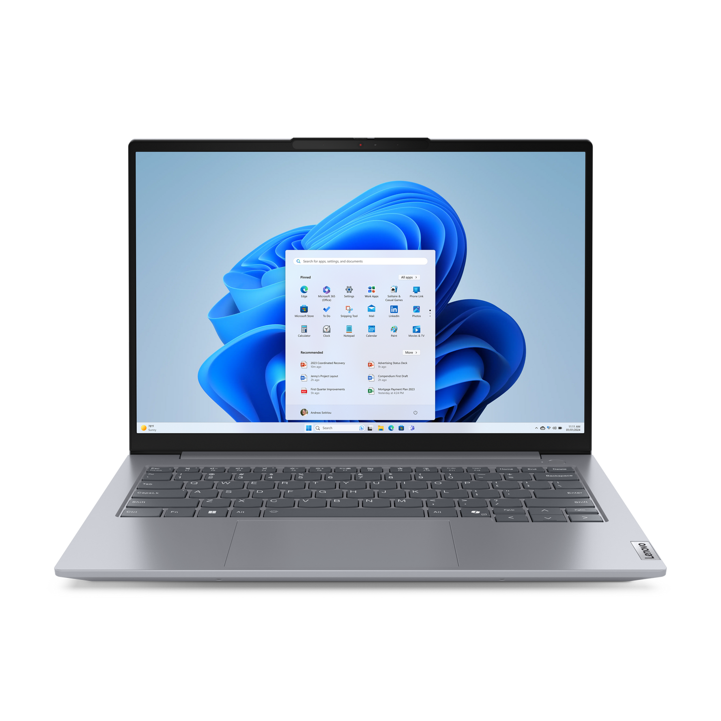 Laptop Lenovo ThinkBook 14 G7 ARP 14" WUXGA AMD Ryzen 7 7735HS 16GB 512GB Radeon 680M W11 Pro 1 Year Carryin