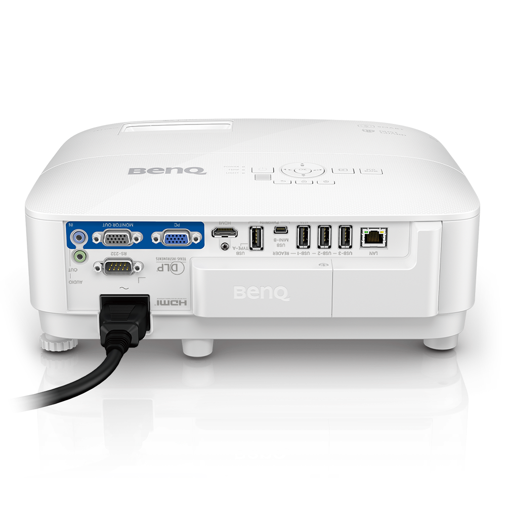 Proyector Benq EW805ST 3600 Lumenes WXGA 1280X800 10000 Horas HDMI/RJ45/ USB A/USB Tipo Mini B