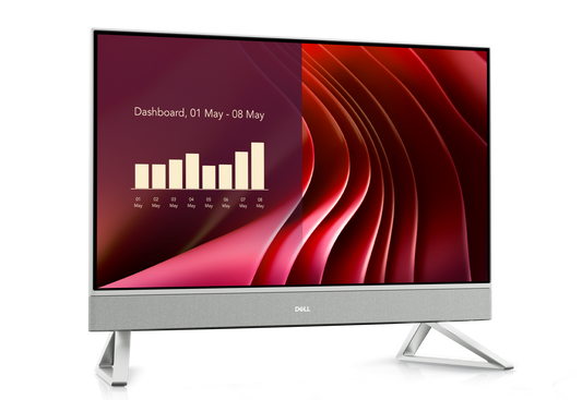 All in One Dell Pro EC24250 23.8 Touch Core i5-1334U 512GB SSD Ram 16GB Windows 11 Home Color Blanco