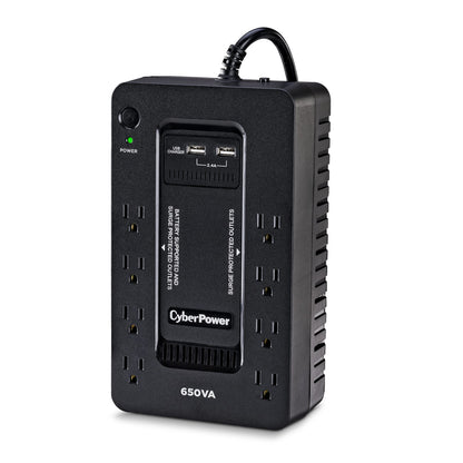 UPS Cyberpower 650VA/360W StandbyGabinete Compacto 8 NEMA 5-15R