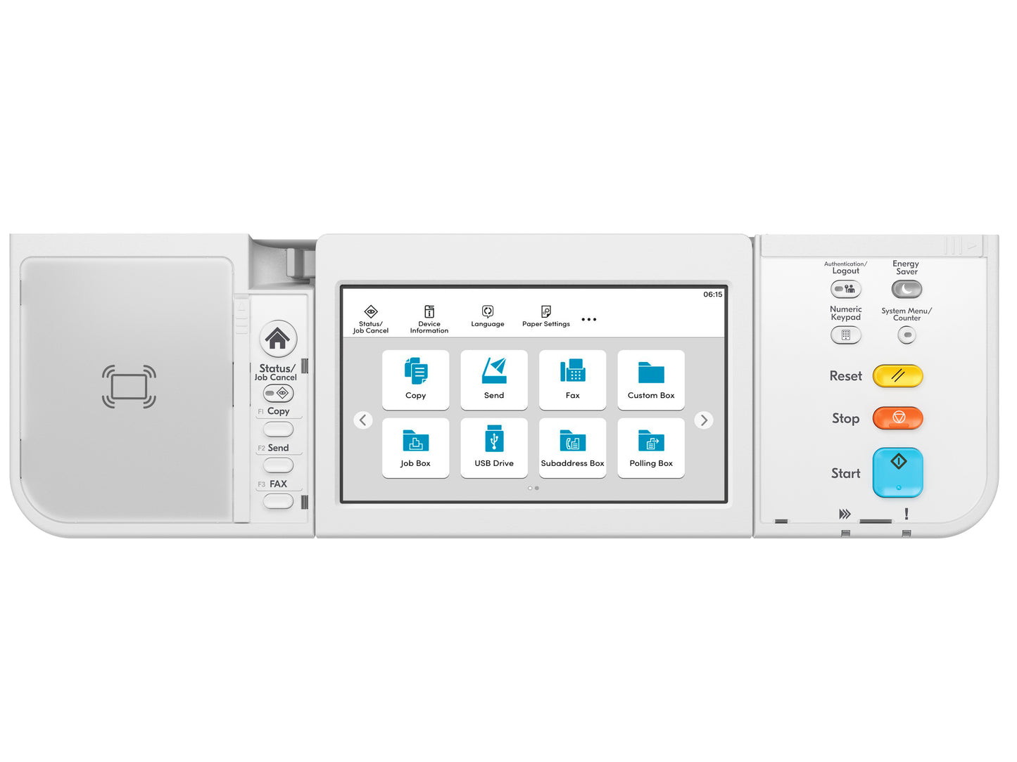 Multifuncional Kyocera Ecosys MA5500ifx 55 PPM en A4 1200 x 1200 ppm Ciclo máximo de Impresión 250A00