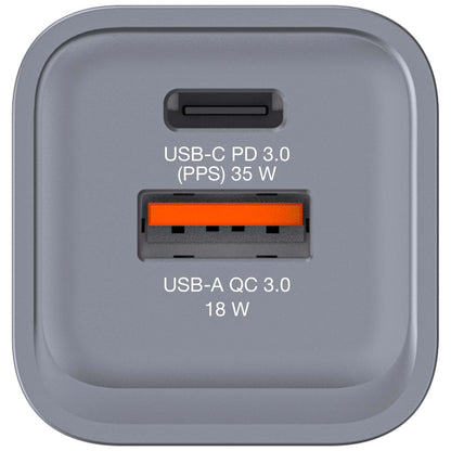 Cargador Verbatim de pared GaN - 2 puertos 35 W