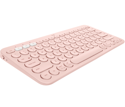 Teclado Logitech K380 Multidispositivo Inalámbrico Color Rosa