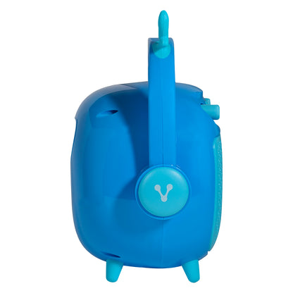 BOCINA VORAGO BSP-205 BLUETOOTH / MSD / USB / 3.5MM MICROFONO CON MODOS DE VOZ COLOR AZUL
