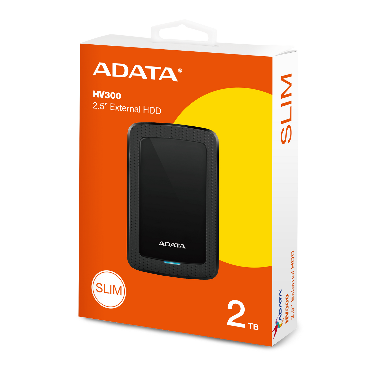 Disco Duro Externo Adata 2TB HV300 2.5" USB 3.1 Negro