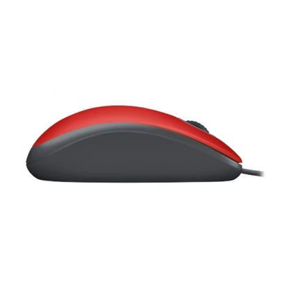Mouse Logitech Alambrico M110 Silent Red