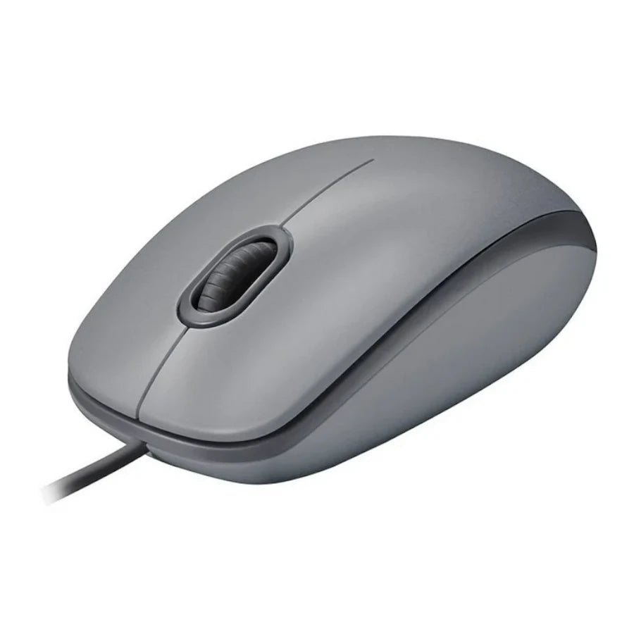 Mouse Logitech Alambrico M110 Silent Gray