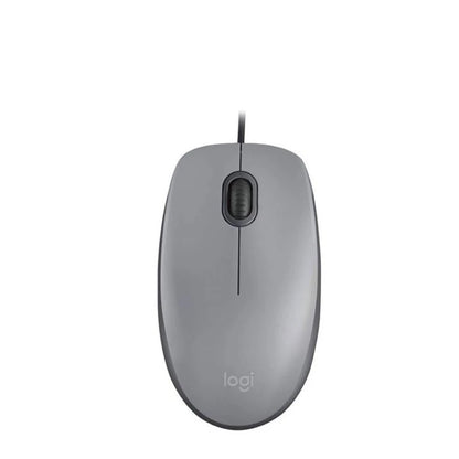 Mouse Logitech Alambrico M110 Silent Gray