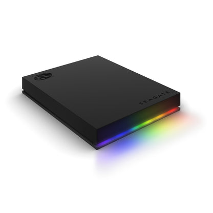 Disco Duro Seagate Externo Firecuda 5TB 2.5 Portatil USB 3.2 Color Negro Windows Mac Gaming Led RGB