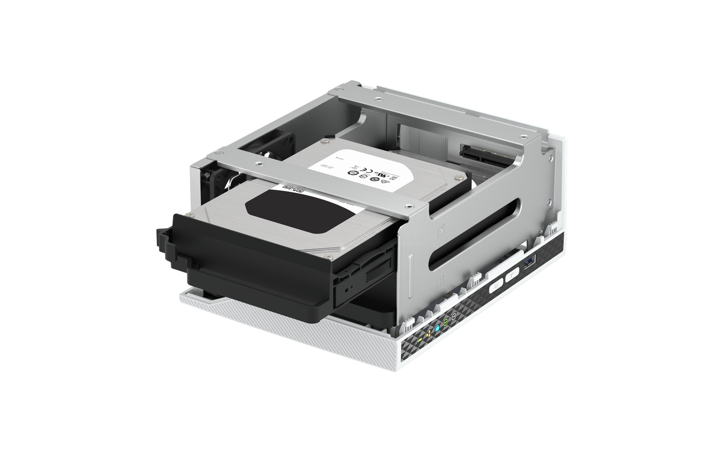 Unidad NAS QNAP CPU ARM Cortex A55 Quad Core 2.0Ghz 2GB RAM RJ45 GbE 2 Bahias 3.5" Linux Sin Discos