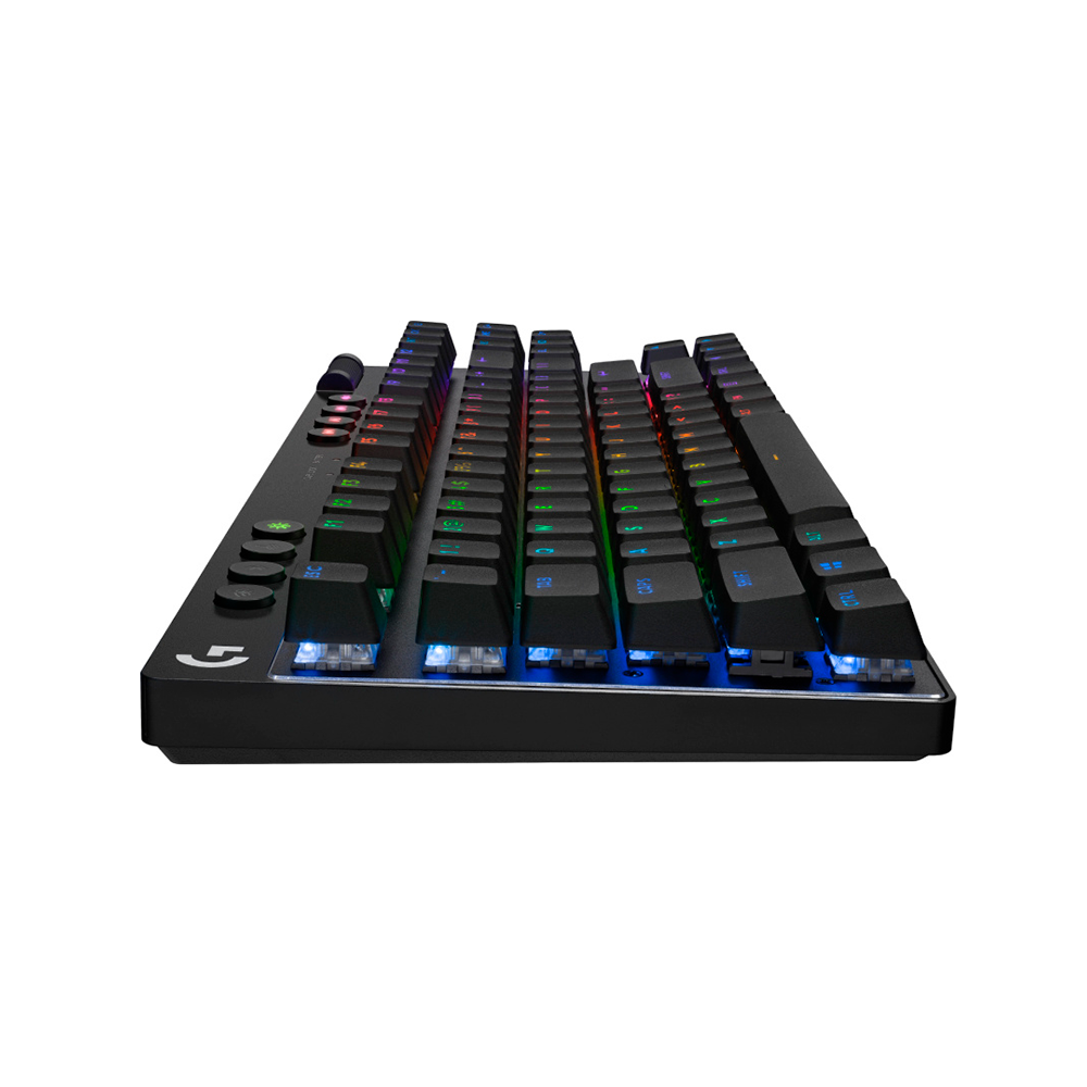 Teclado Logitech Lightspeed para juegos PRO X TKL color negro