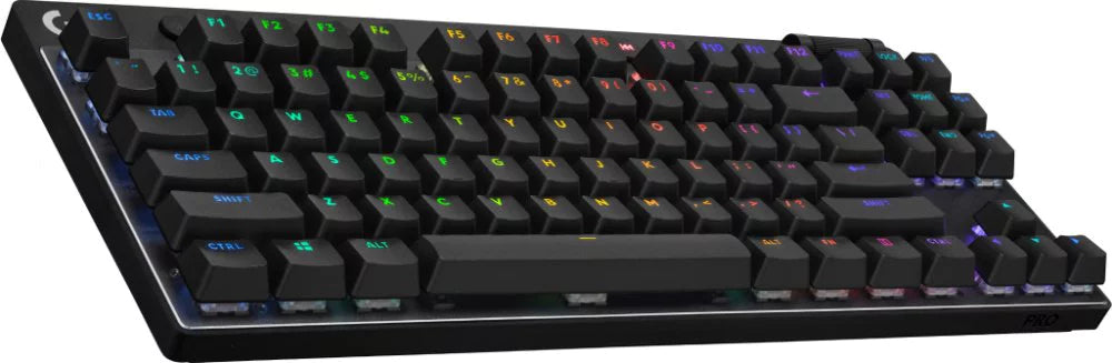 Teclado Logitech Lightspeed para juegos PRO X TKL color negro