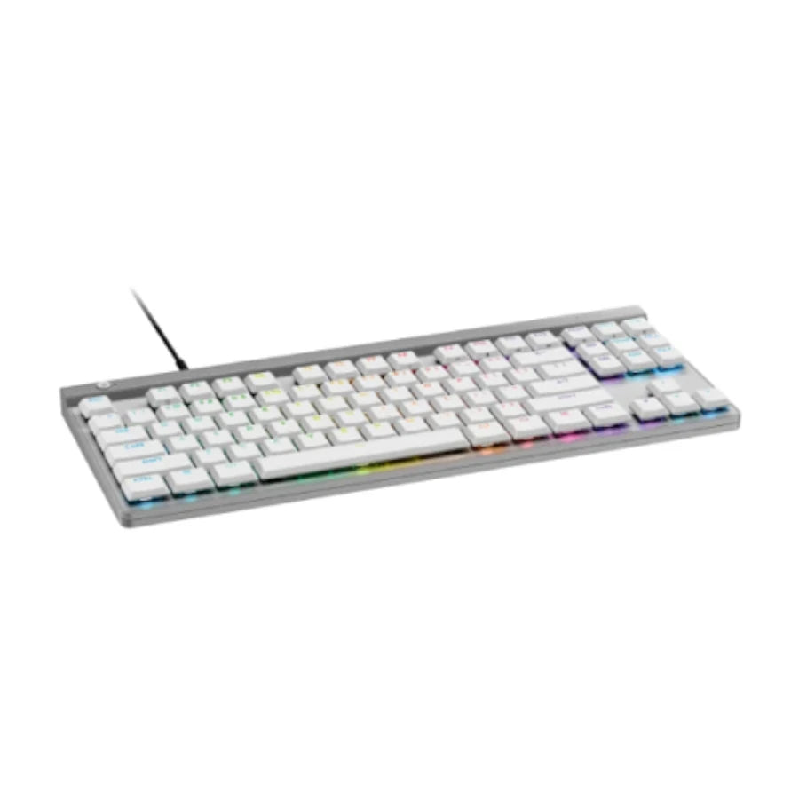 Teclado Logitech G515 TKL Wired Gaming  USB Color Blanco