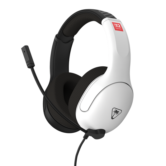 Auriculares de juego con cable Turtle Beach Airlite Fit  White Black para Nintendo Switch 2