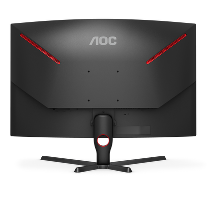 Monitor AOC 31.5" Gaming Curvo C32G3E Led 1920x1080 Full HD FreeSync 165Hz HDMI DisplayPort Negro