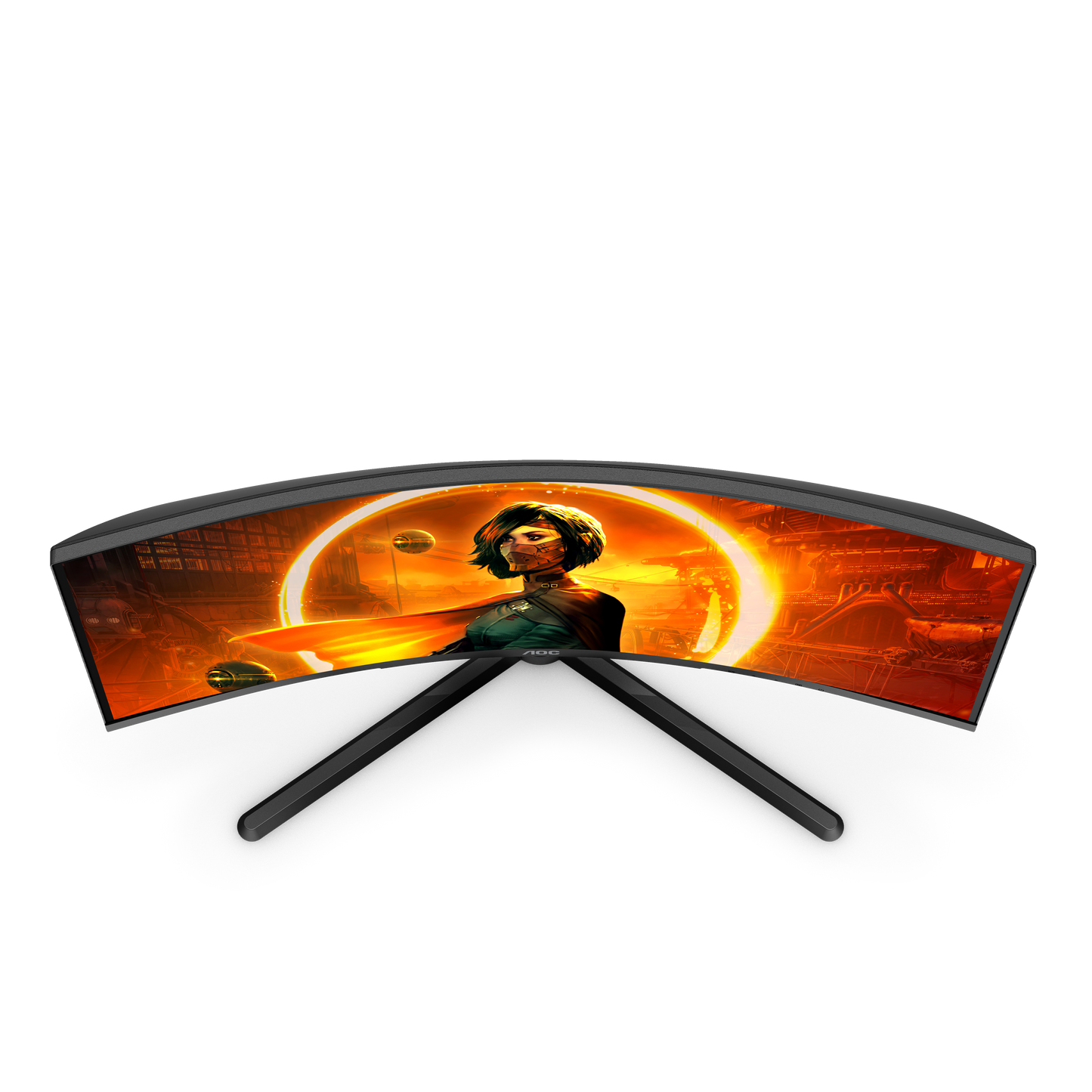 Monitor AOC 31.5" Gaming Curvo C32G3E Led 1920x1080 Full HD FreeSync 165Hz HDMI DisplayPort Negro