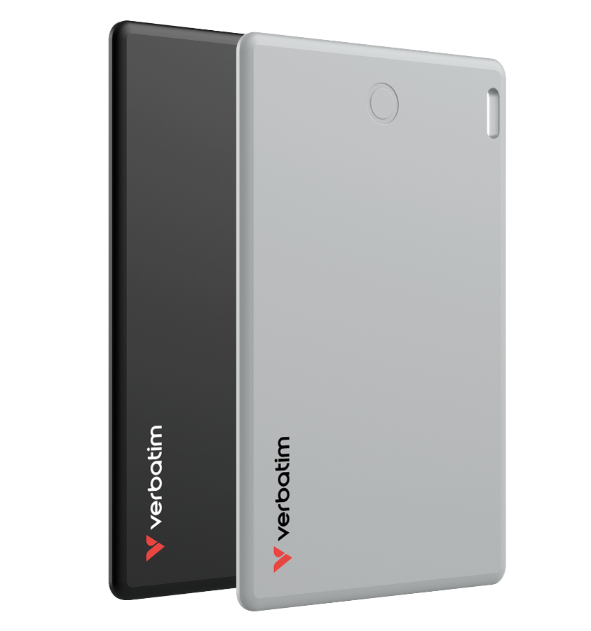 Localizador Verbatim My Finder Bluetooth Tarjeta 2 pzas Negro Plateado