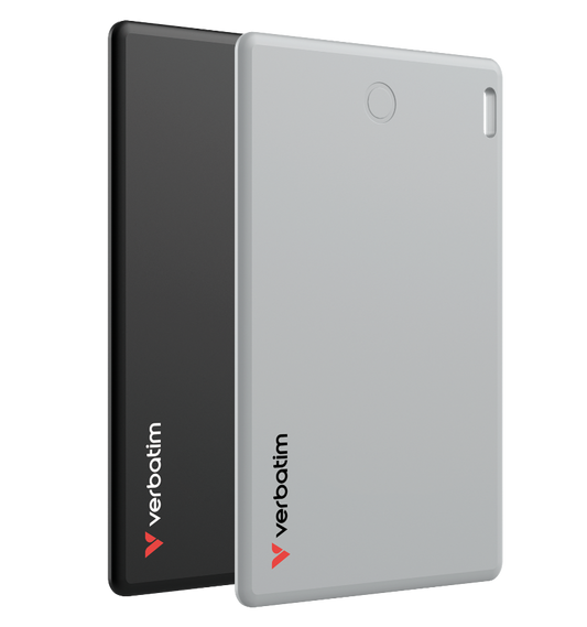 Localizador Verbatim My Finder Bluetooth Tarjeta 2 pzas Negro Plateado