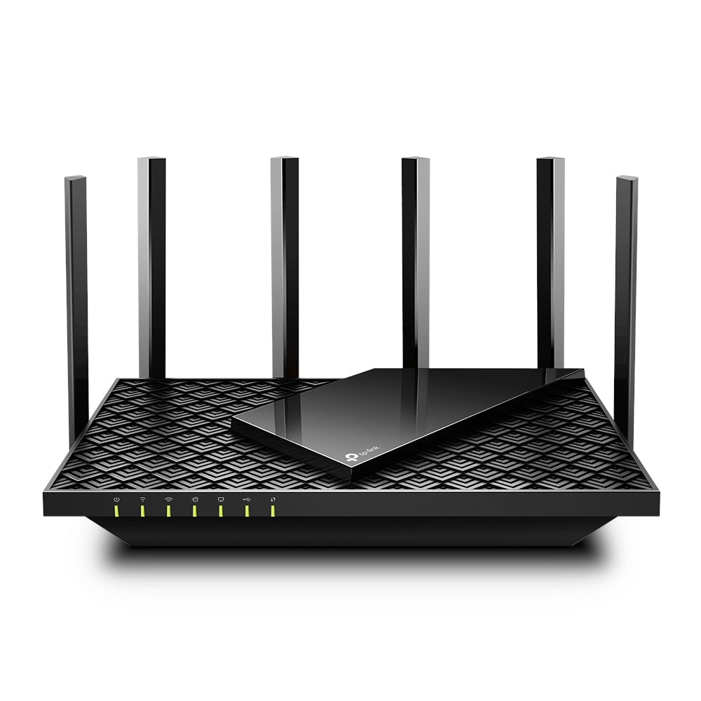 Router TP-LinkDual-Band Wi-Fi 6 574 Mbps at 2 4 GHz 4804 Mbps at 5 GHz 6× Antennas