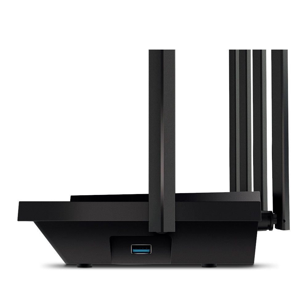 Router TP-LinkDual-Band Wi-Fi 6 574 Mbps at 2 4 GHz 4804 Mbps at 5 GHz 6× Antennas