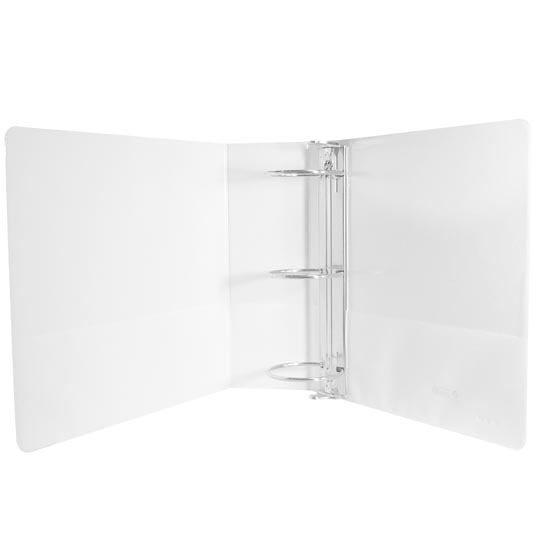 Carpeta kinera vinil aro "o" 4" blanca c/8