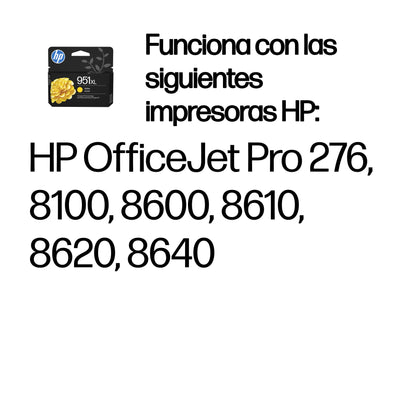 Tinta HP 951XL Amarillo OJ 8100/8600