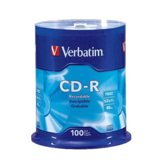 Disco Compacto Verbatim R 52X 80Min 700MB C/100