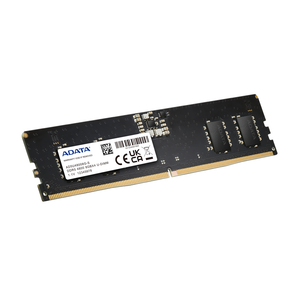 Memoria Ram Adata 8GB DDR5-4800Mhz U-DIMM Color Negro