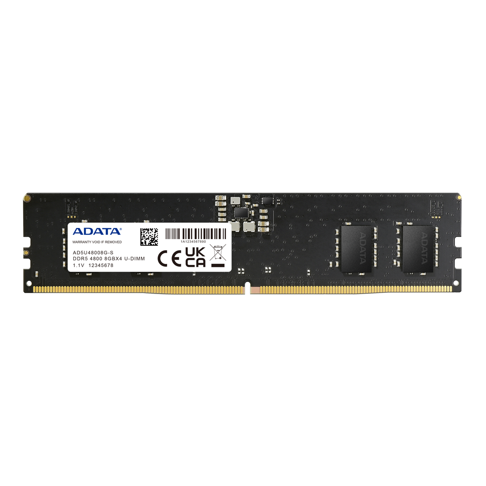 Memoria Ram Adata 8GB DDR5-4800Mhz U-DIMM Color Negro