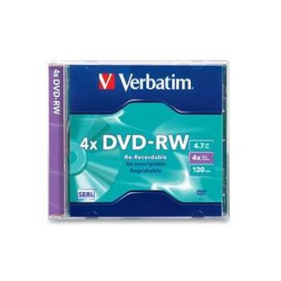 DVD-RW Verbatim 4.7GB DL+4X Single Jewel Case