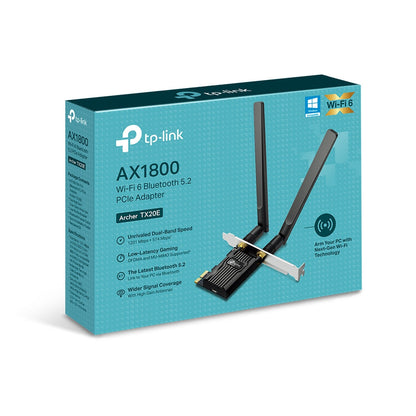 Adaptador TP-Link Dual Band Wi-Fi 6 Bluetooth 5 2 PCI Express Adaptador