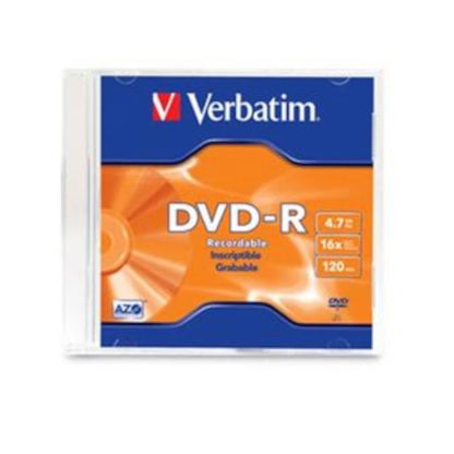 DVD-R Verbatim 4.7GB 16X Single Slim Case