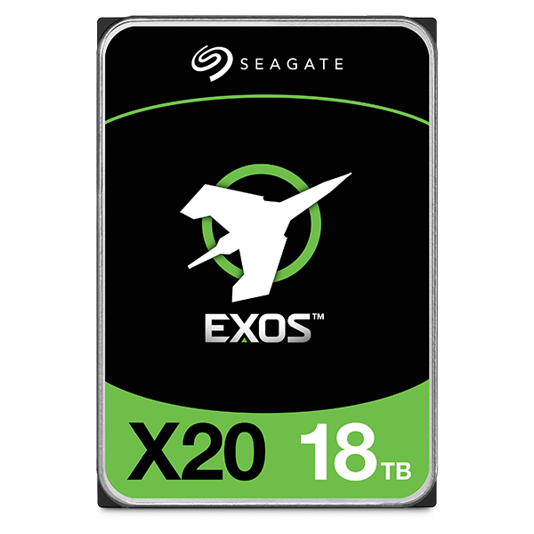Disco Duro Seagate Interno EXOS X20 18TB 3.5 SATA3 6GB/S 256MB 7200RPM 24X7
