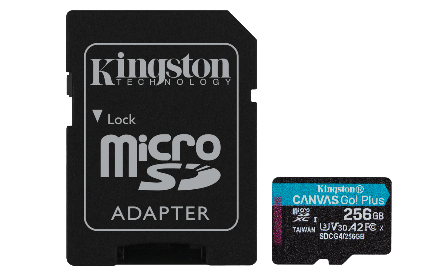 Memoria Micro SD Kingston Flash Canvas GO PLUS 256GB UHS-I CLASE 10 C/Adaptador