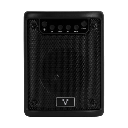 MINI BAFLE VORAGO KSP-180 NEGRO 3" 10WATTS RMS / RECARGABLE / TWS BT 4HRS CARGA USB TIPO C