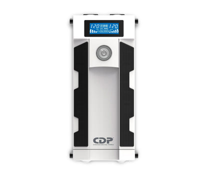 UPS CDP No Break GSMART1516 1500VA/900W Smart AVR Puertodecarga USB(8 USB-A y 2 USB-C) Luz RGB LCD 120Vac