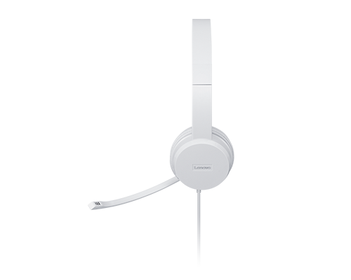 Diadema Alámbrica Lenovo 110 USB Color Nube Gris
