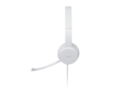 Diadema Alámbrica Lenovo 110 USB Color Nube Gris