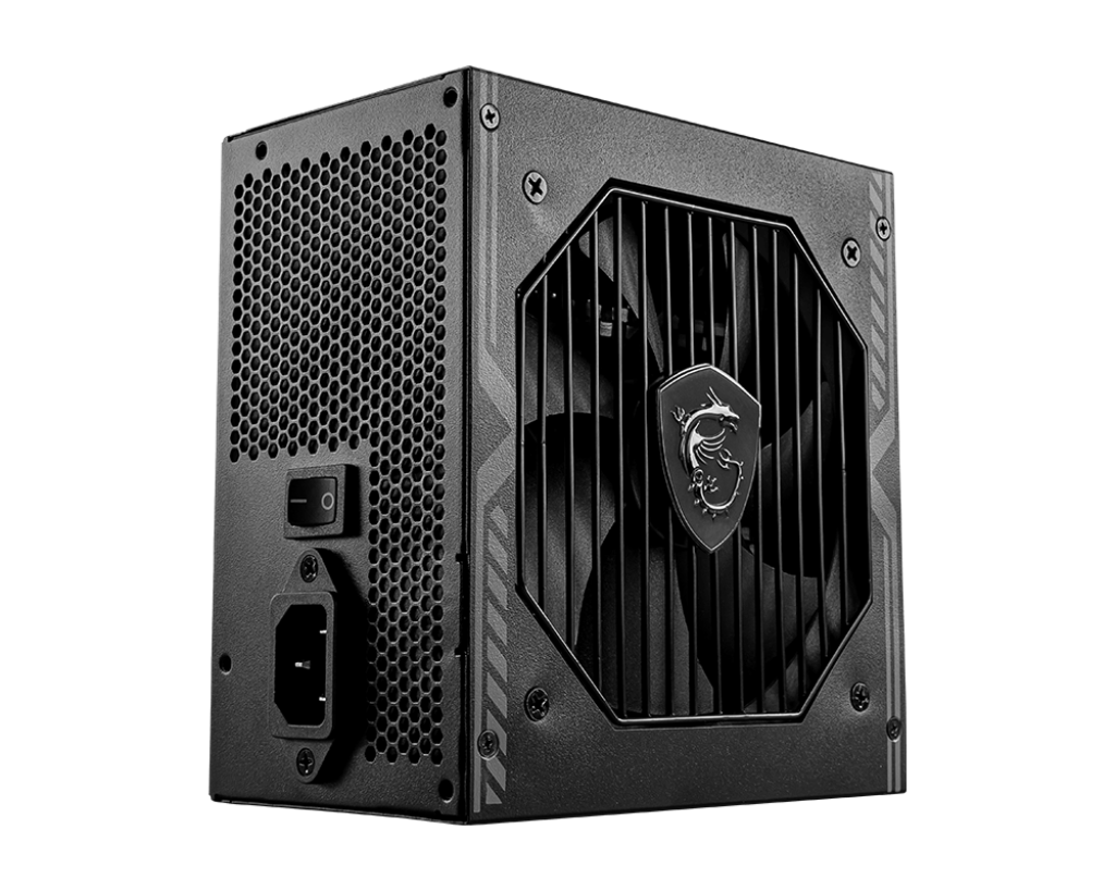 Fuente de Poder 750W MSI MAG A750BN PCIE5 80 PLUS Bronze 24-pin ATX 120mm