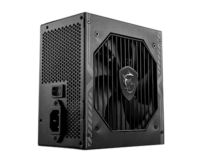 Fuente de Poder 750W MSI MAG A750BN PCIE5 80 PLUS Bronze 24-pin ATX 120mm