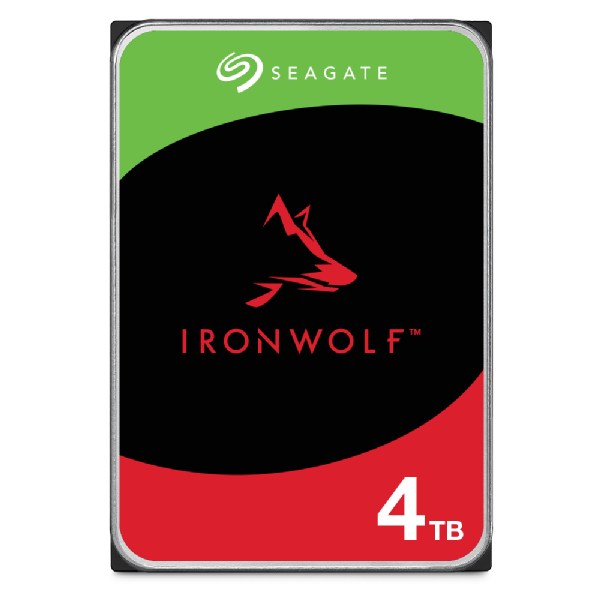 Disco Duro Seagate IronWolf 4TB 3.5" 5400RPM SATA lll 6 Gbit/s Cache 256MB de 1-8 Bahias para NAS