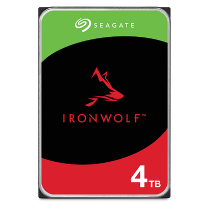 Disco Duro Seagate IronWolf 4TB 3.5" 5400RPM SATA lll 6 Gbit/s Cache 256MB de 1-8 Bahias para NAS